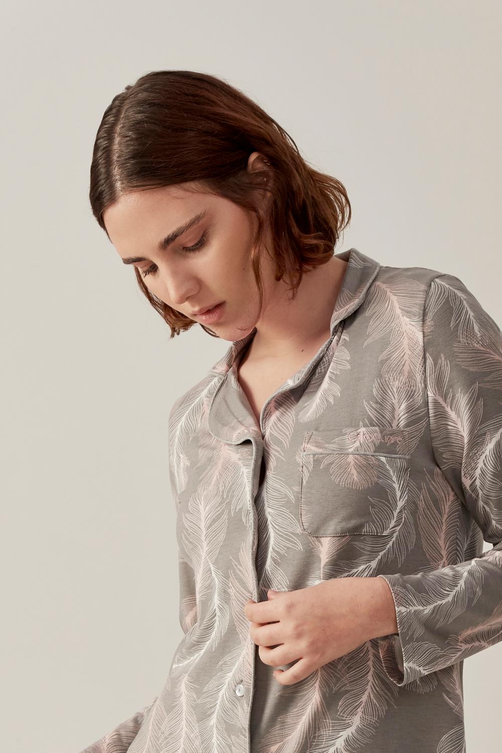 camisón feathers